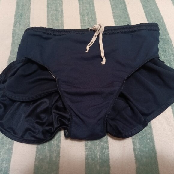 (*) VINTAGE MIZUNO RUNNING SHORT, NAVY, ASIAN SIZE "L" (32"-33") - (Pre-Owned) - Picture 5 of 6